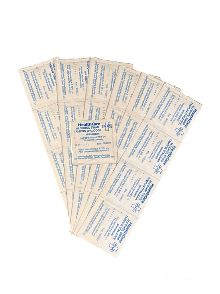 Lingettes alcoolisés