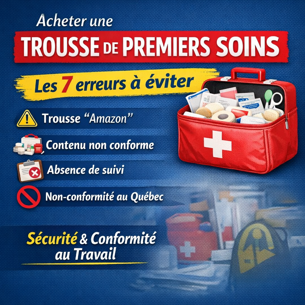 Acheter une trousse de premiers soins : les 7 erreurs à éviter