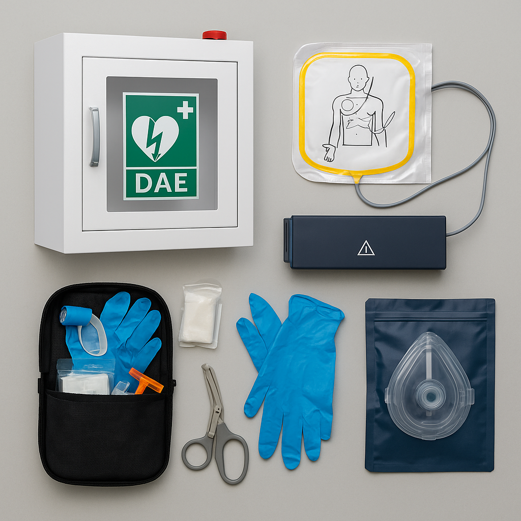Les accessoires essentiels à posséder avec un défibrillateur externe automatisé (DEA)