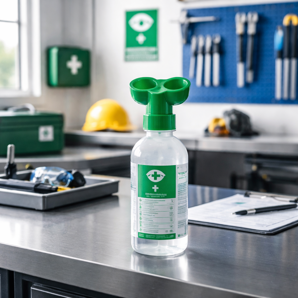 Auto-gestion des bouteilles de rinçage oculaire : sécurité, entretien et rigueur en milieu de travail