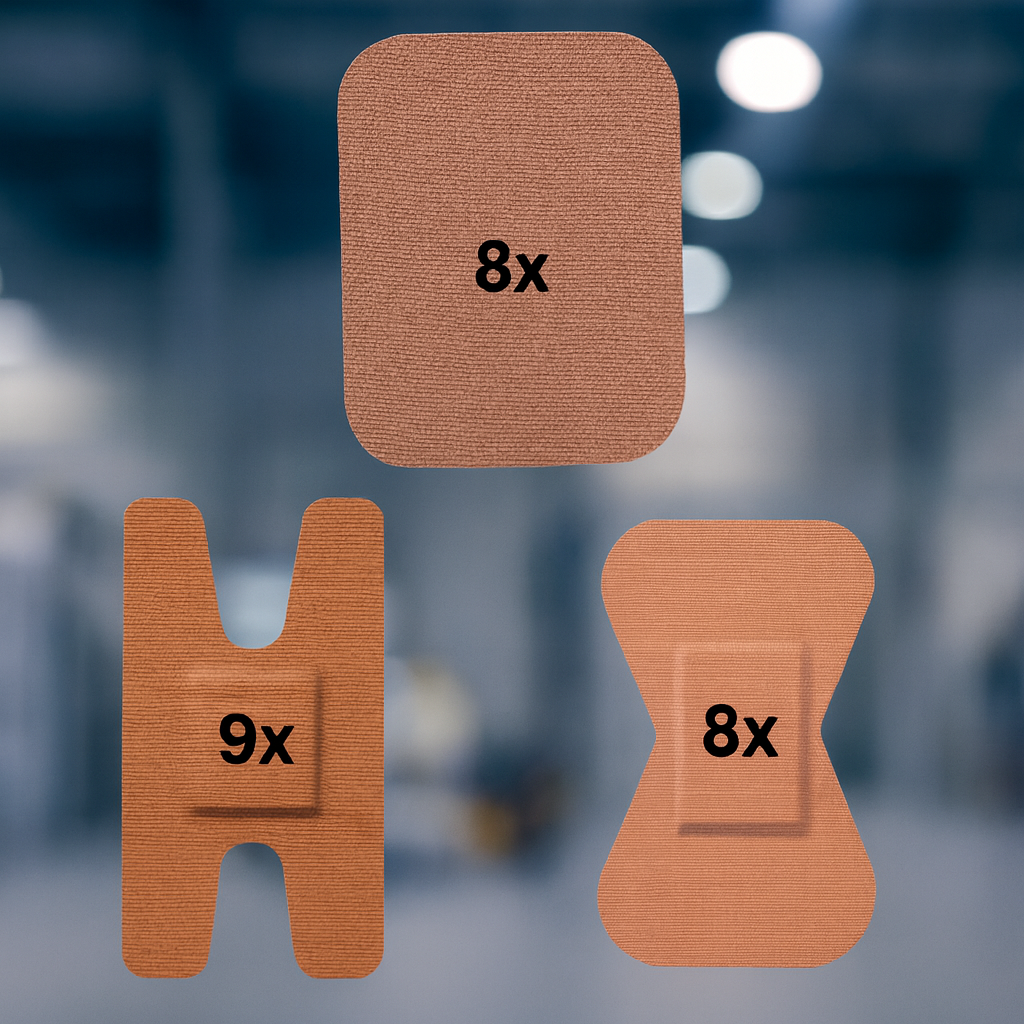 Pansements tissus assortis 2 (25)