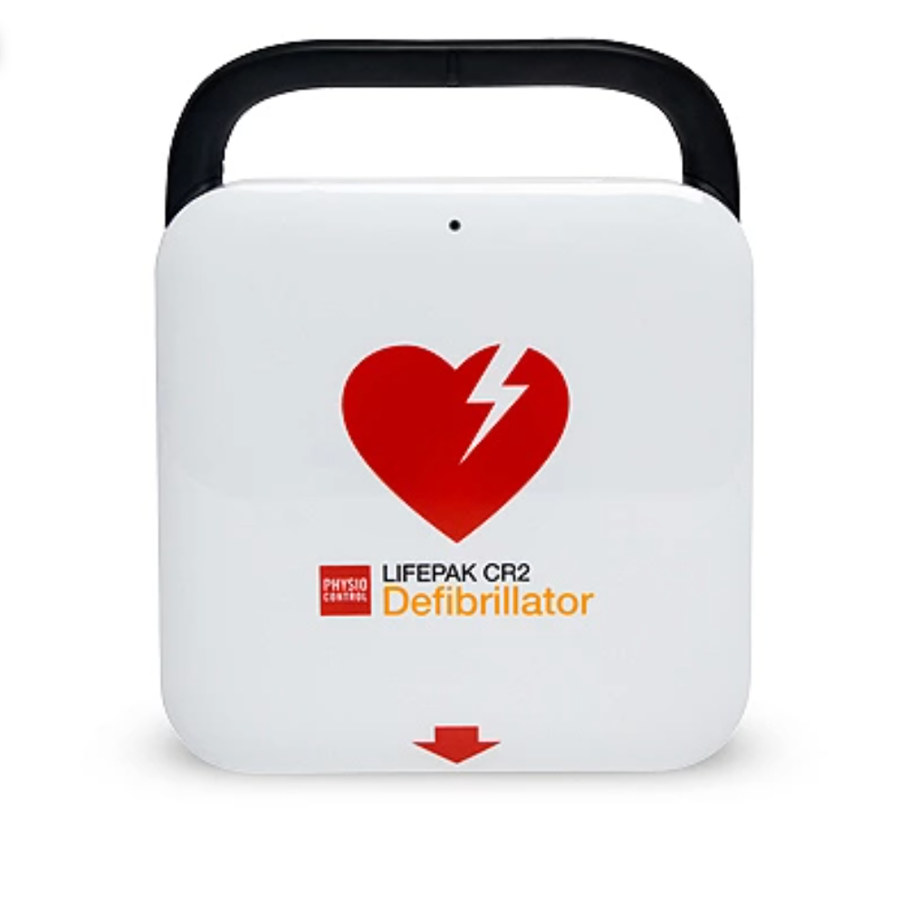 Défibrillateur LIFEPAK CR2 automatique bilingue avec poignée