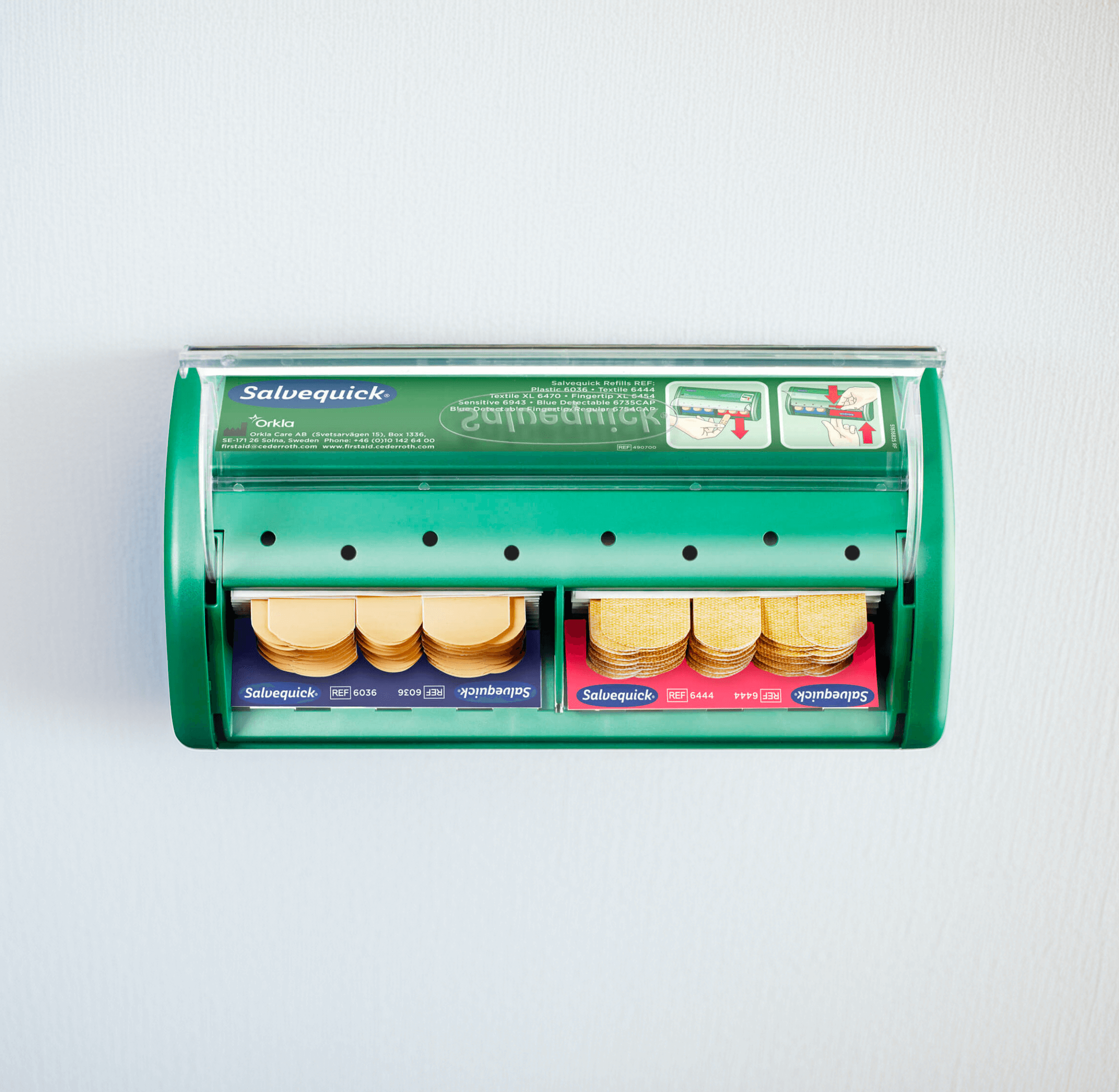 Salvequick - Recharges Pour Distributeur De Pansements - 15 Pansements Elastiques Bout De Doigt 9 Cm X 6 Cm 90136251
