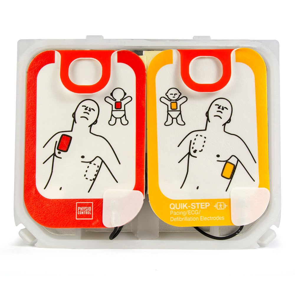 Électrodes QUIK-STEP adultes/pédiatriques pour LIFEPAK CR2 (4 ans)