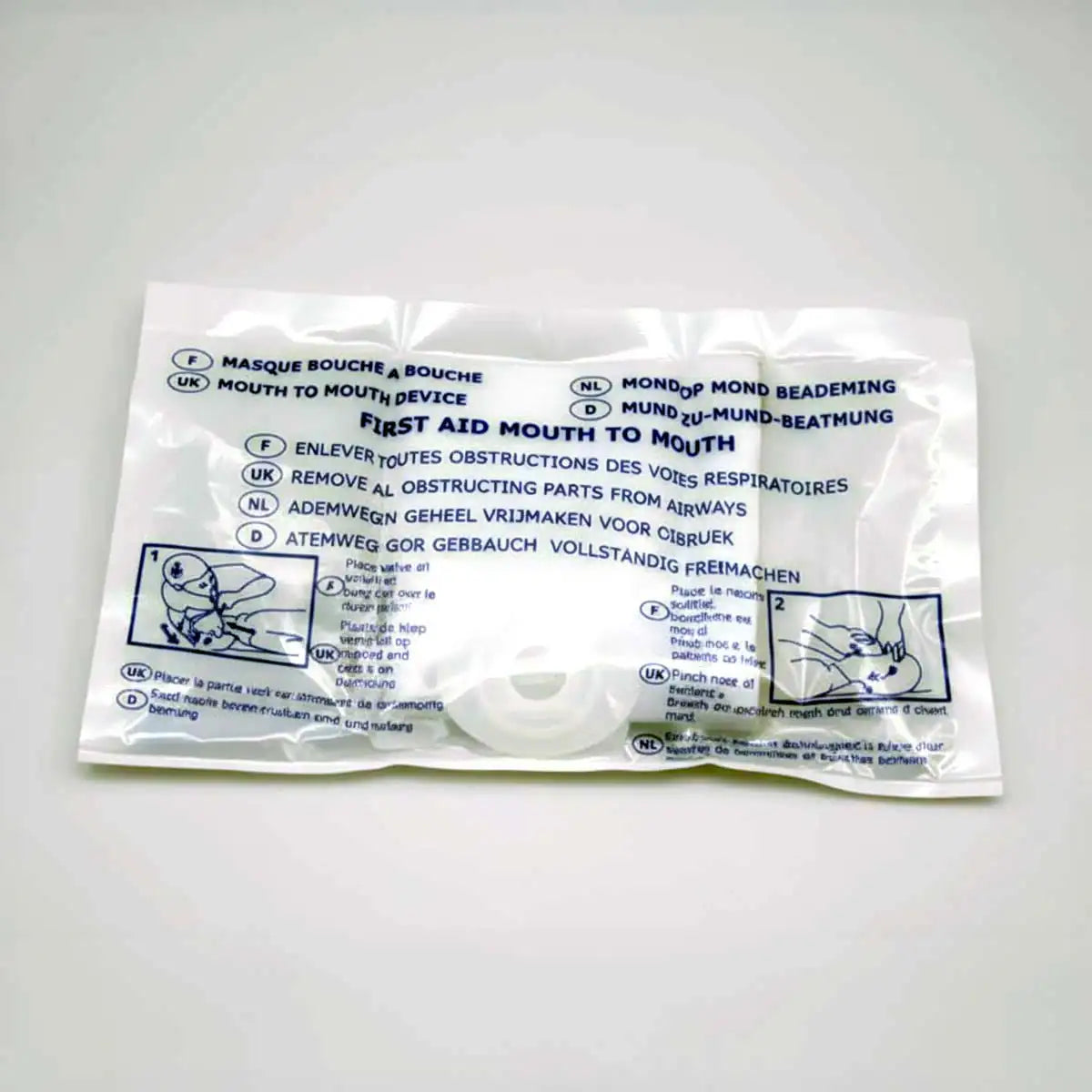 Masque RCR à usage unique avec valve